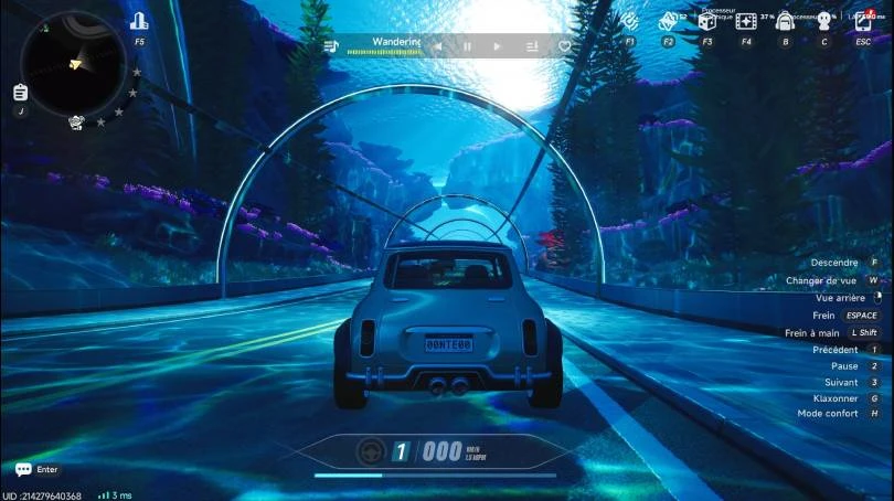 Der Unterwassertunnel zum NTE Meeresgefangenen
