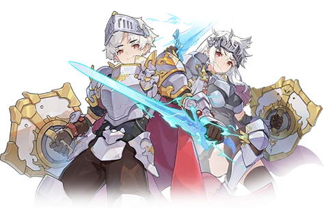 Der Ritter, eine der Klassen in Sword x Staff