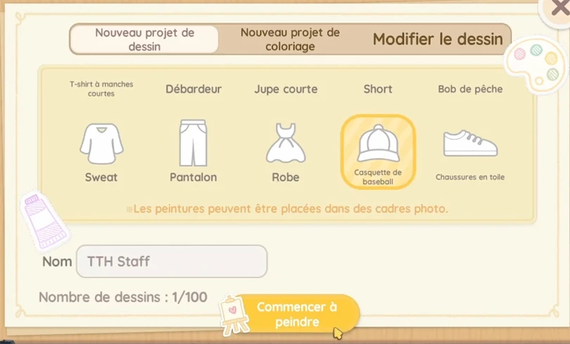 Les vêtements personnalisés Heartopia à créer