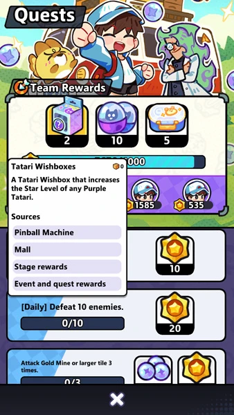 Tataris Wishboxes for the Clash of Critters evolution