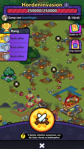 Zugang zur Invasion der Horde Clash of Critters