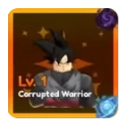 Corrupted Warrior Anime Destiny tier list