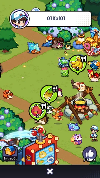Feeding the Tataris at the Clash of Critters Cozy Farm