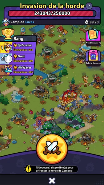 Accès à l'Invasion de la Horde Clash of Critters