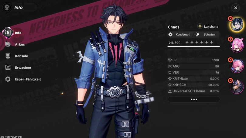 Vorstellung des Neverness to Everness Lacrimosa Build