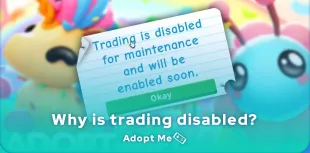 Trading disabled in Adopt Me
