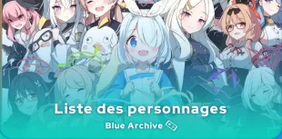 Personnages Blue Archive