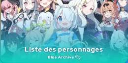 Personnages Blue Archive