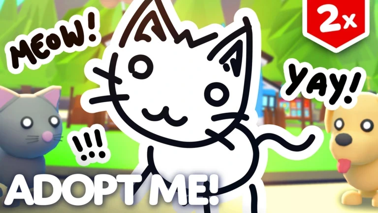 Bannière du 2D Tuesday pour obtenir le Chat 2D Adopt Me