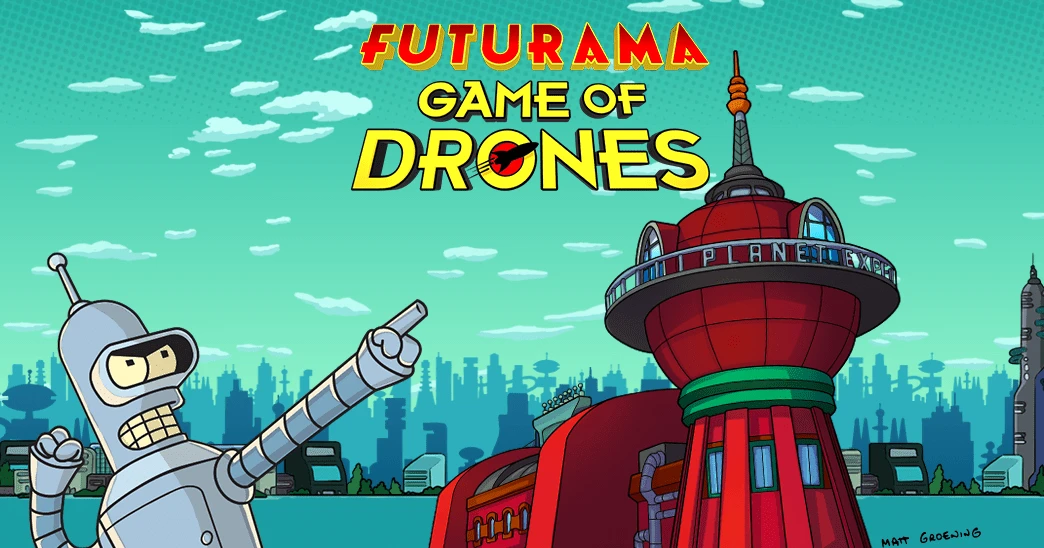 Futurama: Game of Drones bannière