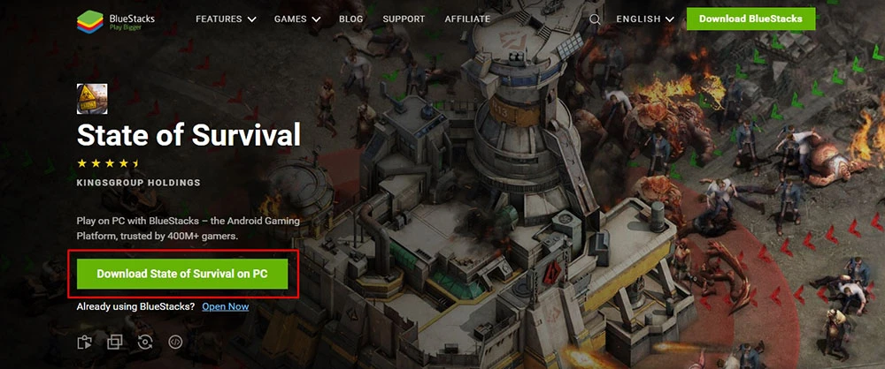 download android emulator state of survival