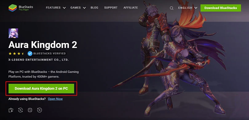 download android emulator aura kingdom 2