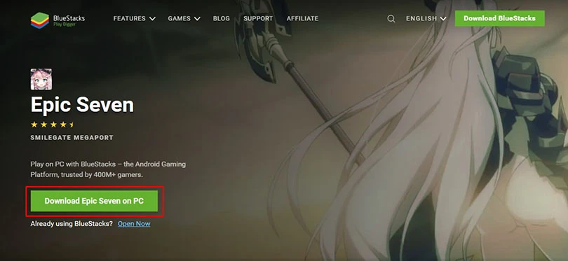 download android emulator epic seven
