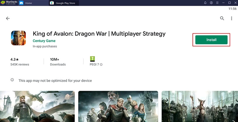 install king of avalon pc