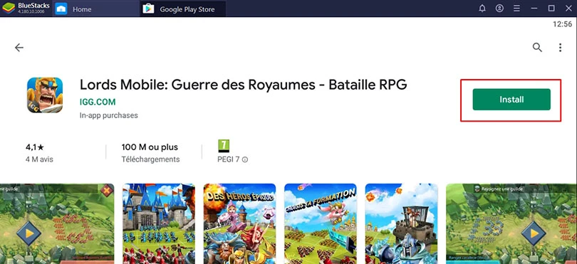 install lords mobile on pc