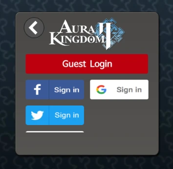 Anmeldekonto  Aura Kingdom  2