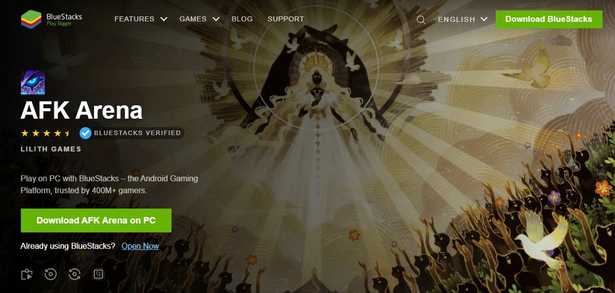 Play AFK Arena on PC with BlueStacks