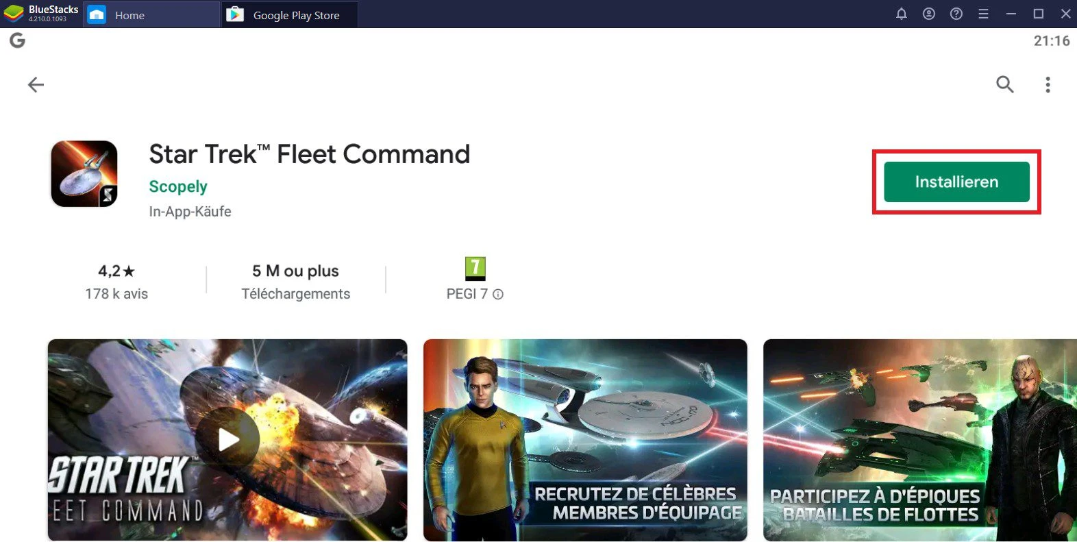 auf pc installierenstar trek fleet command