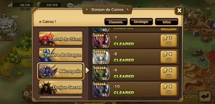 le necropolis de Summoners War