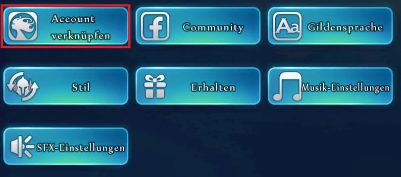 Verknüpfen Sie Ihr Konto Art of Conquest