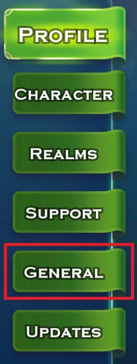game menu