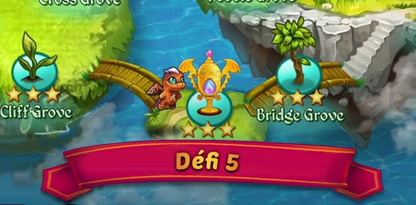 Guide défi 5 Merge Dragons : Lone Grove