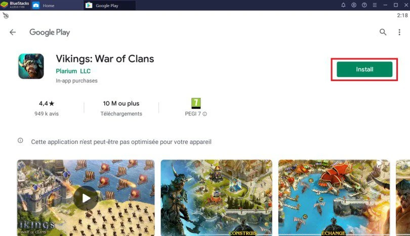 Install Vikings War of Clans on PC