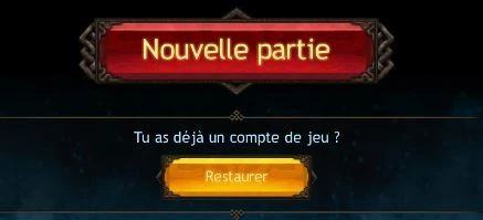 Récupérer son compte