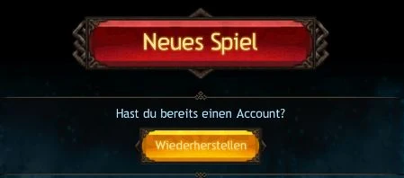 Ihr Konto wiederherstellen