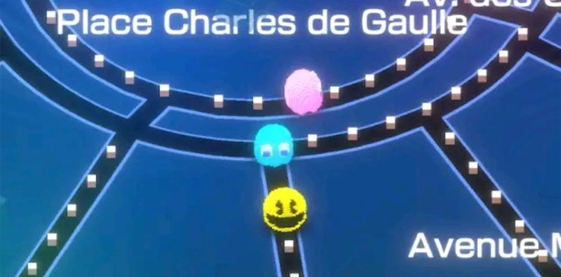 Place Charles de Gaulle dans Pac-Man GEO mobile