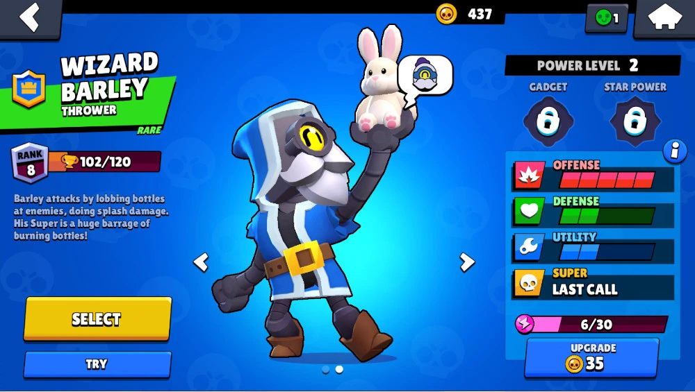 ein Held von Brawl Stars