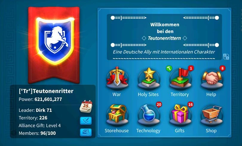 Alliance info