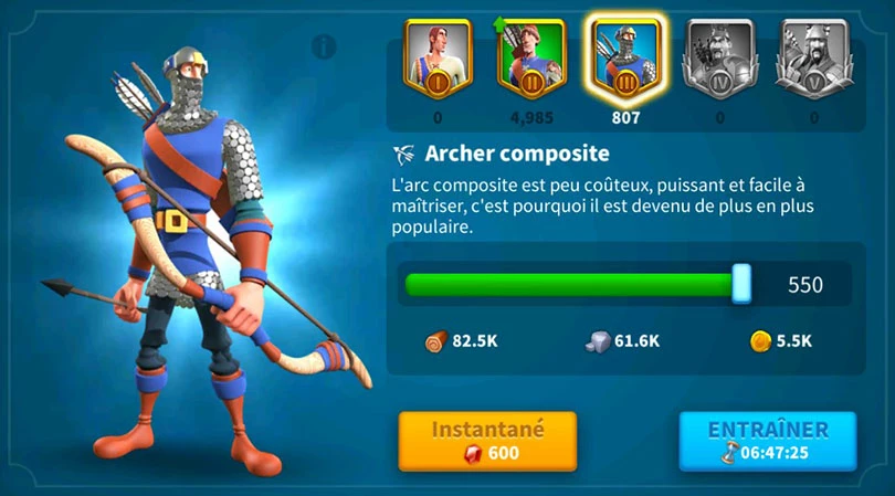 Archer niveau 3