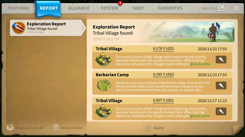 Mist Exploration Reward