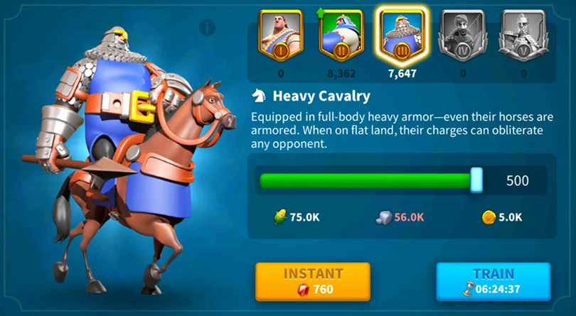 Cavalry unit level 3