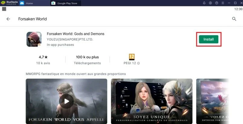 Install Forsaken World on PC