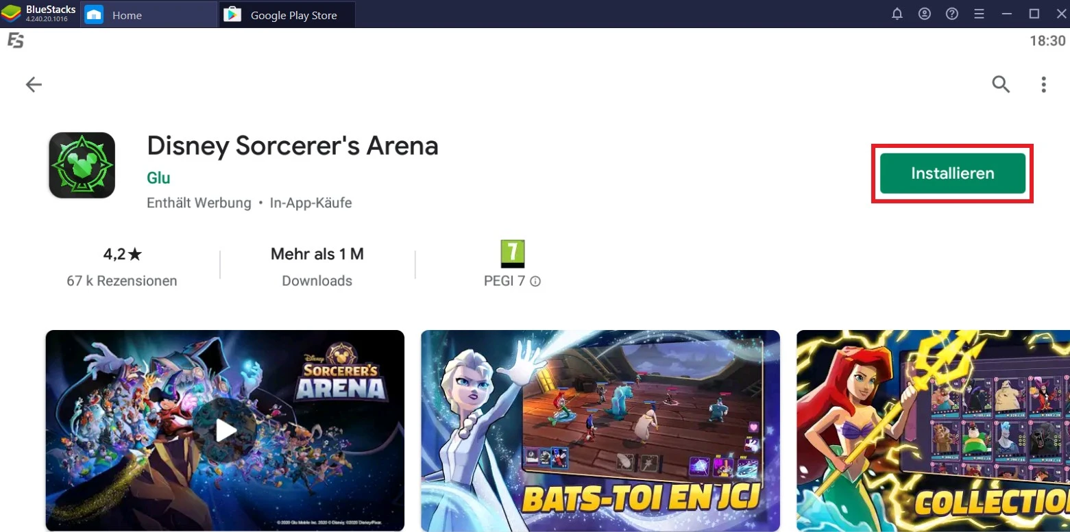 Installieren Sie Disney Sorcerer's Arena auf dem PC