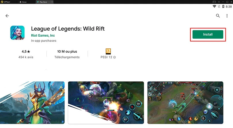 Android-Emulator für wild rift pc