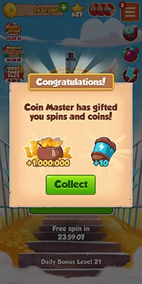 Reward Coin Master bonus