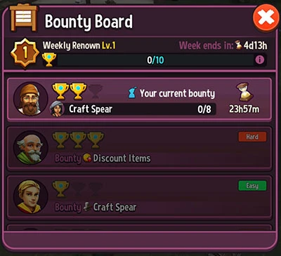 Jackpot bonus table