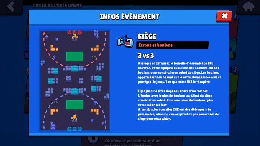 Événements Brawl Stars - Siège