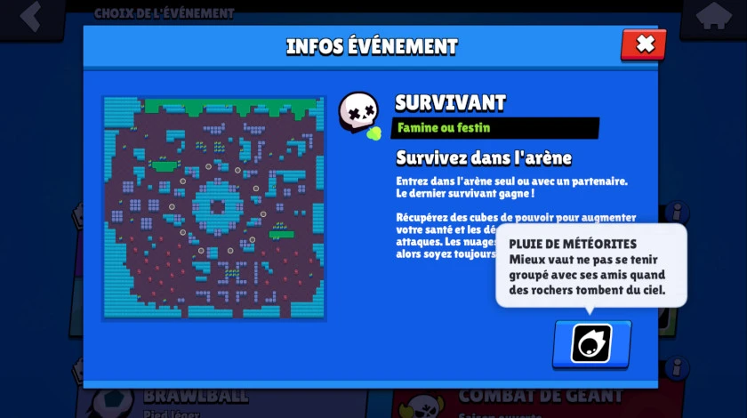 Événements Brawl Stars - Survivant