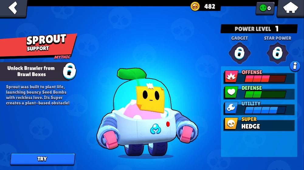 Guide Brawl Stars Sprout - Statistik