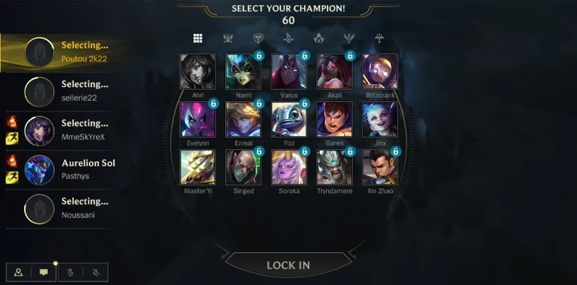 Champion-Auswahl Wild Rift