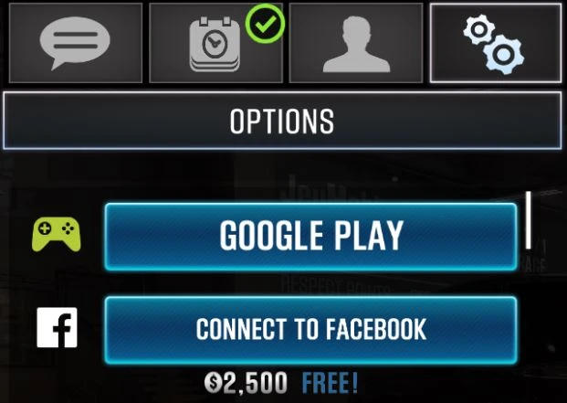 Retrieve your progress on CSR Racing 2