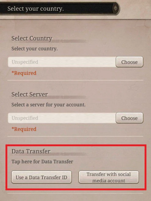 Synchronise account SINoALICE