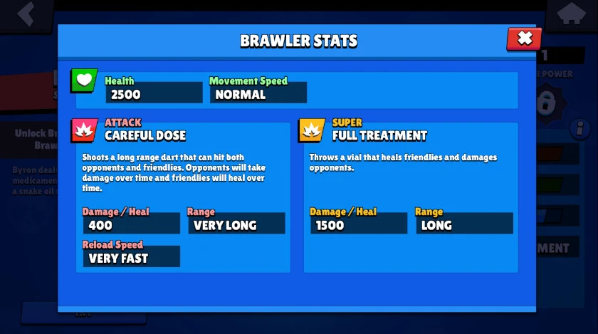 Guide Brawl Stars  Byron - Angriffe