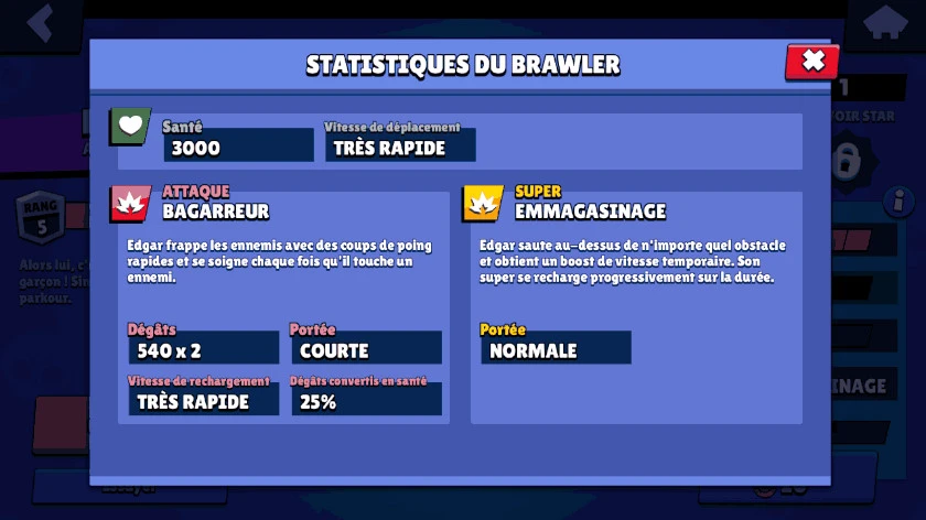 Guide Brawl Stars Edgar - Attaques