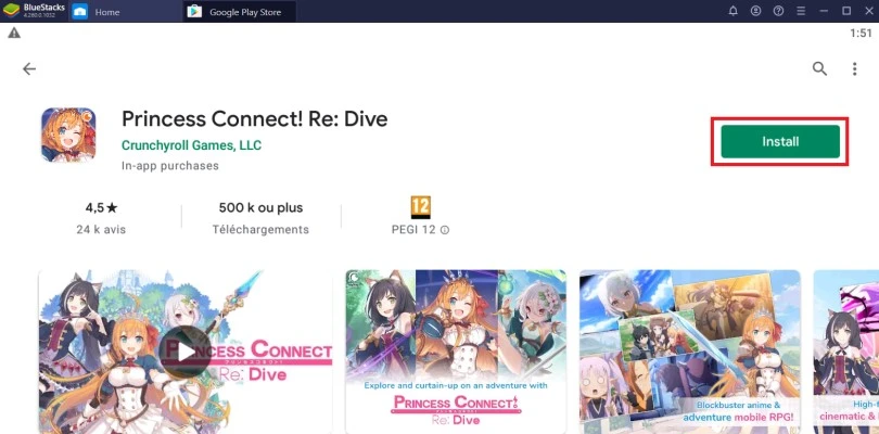 Install Princess Connect on PC