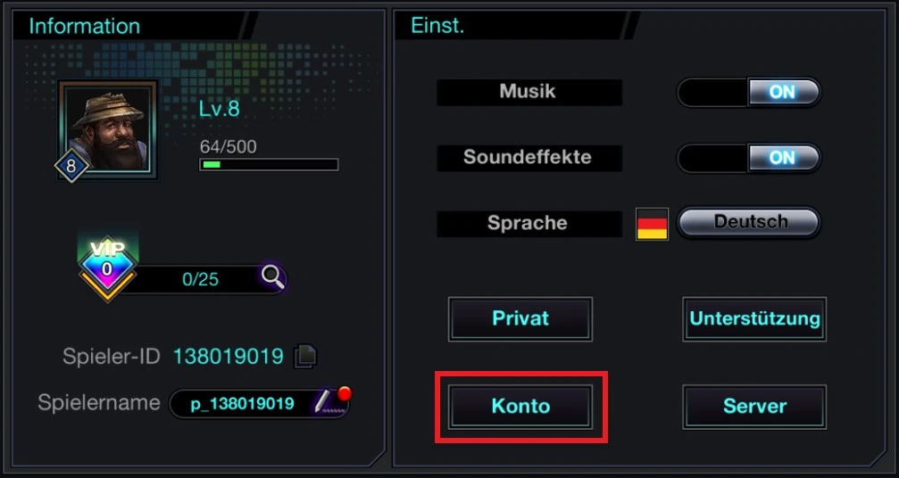 Rufen Sie Ihren Fortschritt auf Battle Night